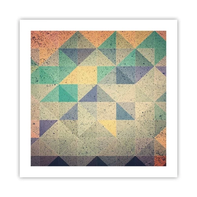 Plakat - Republikken trekanter - 50x50 cm