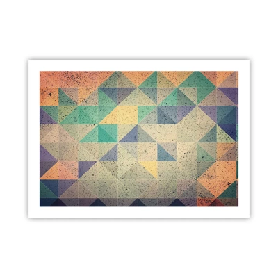 Plakat - Republikken trekanter - 70x50 cm