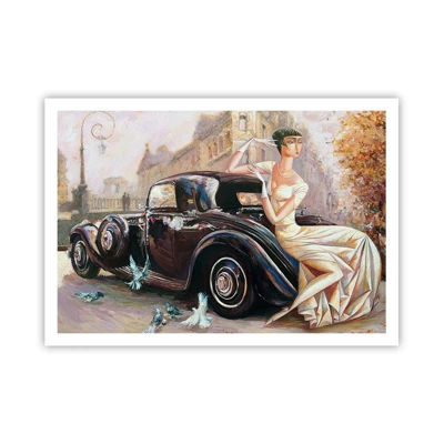 Plakat - Retro elegance - 100x70 cm