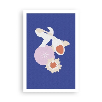 Plakat - Sammensætning af blomster og knopper - 61x91 cm