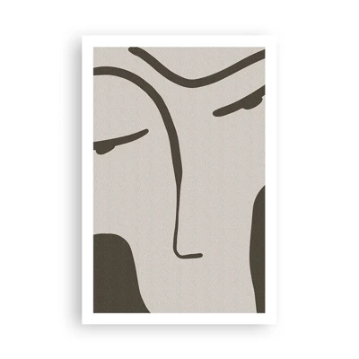 Plakat - Som fra et Modigliani-maleri - 61x91 cm