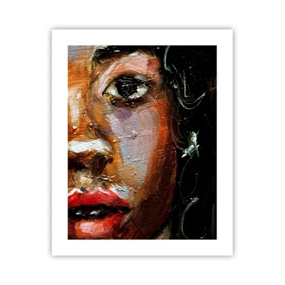 Plakat - Sort og glitter - 40x50 cm