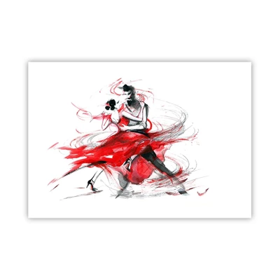 Plakat - Tango - passionens rytme - 100x70 cm