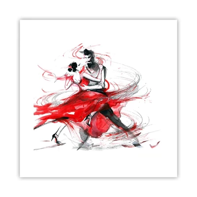 Plakat - Tango - passionens rytme - 40x40 cm