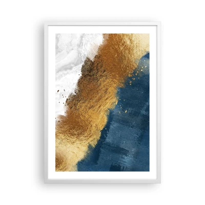 Plakat i hvid ramme - Sommerens farver - 50x70 cm