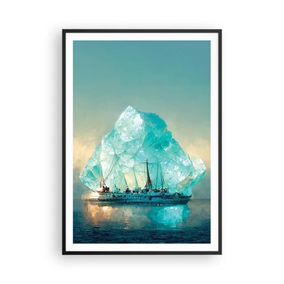 Plakat i sort ramme - Arktisk diamant - 70x100 cm