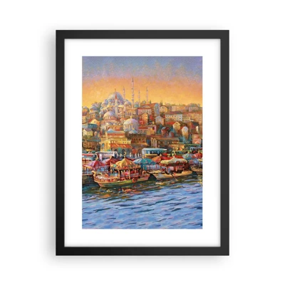 Plakat i sort ramme - En historie fra Istanbul - 30x40 cm