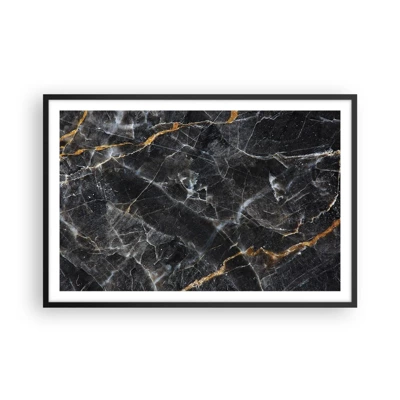Plakat i sort ramme - En stens indre liv - 91x61 cm