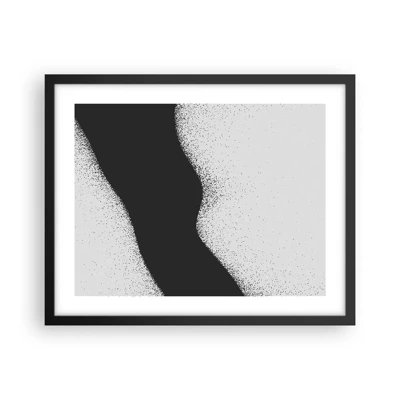 Plakat i sort ramme - Flydende balance - 50x40 cm