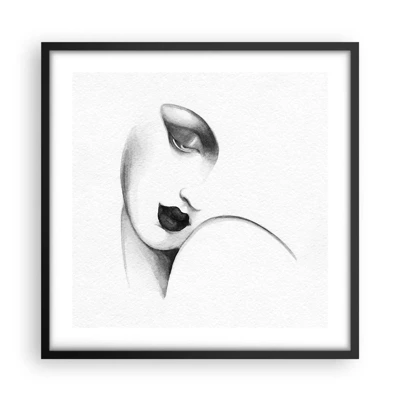 Plakat i sort ramme - I Lempickas stil - 50x50 cm