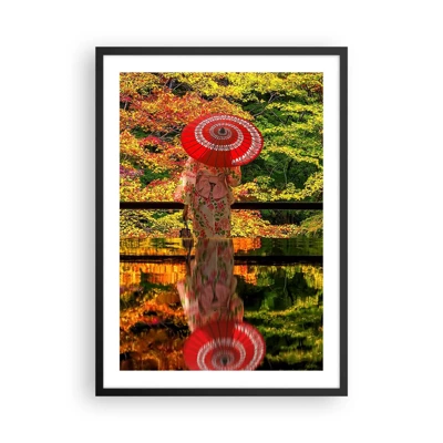 Plakat i sort ramme - I naturens tempel - 50x70 cm