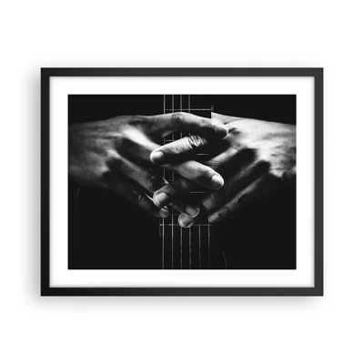 Plakat i sort ramme - Kunstnerens bøn - 50x40 cm