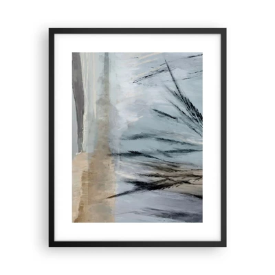 Plakat i sort ramme - Vintermarker - 40x50 cm