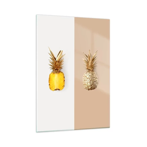 Billede på glas - Ananas til os - 50x70 cm