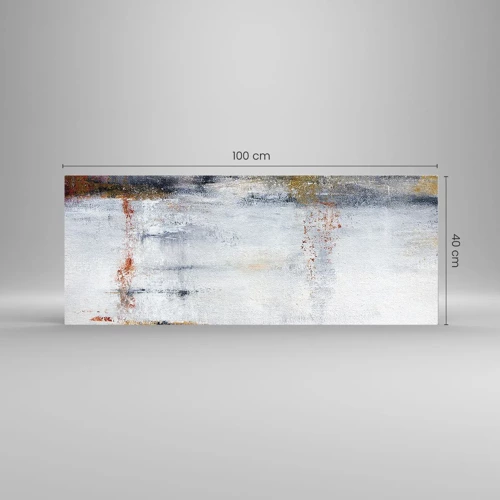 Billede på glas - Bag lufttæppet - 100x40 cm