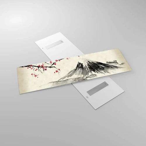 Billede på glas - Bliv forelsket i Japan - 160x50 cm