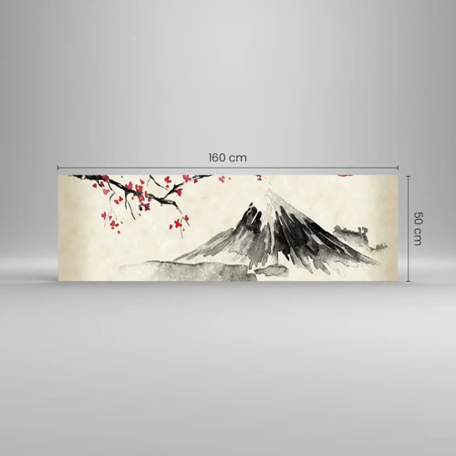 Billede på glas - Bliv forelsket i Japan - 160x50 cm