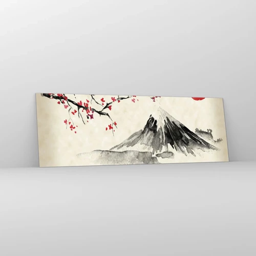 Billede på glas - Bliv forelsket i Japan - 90x30 cm