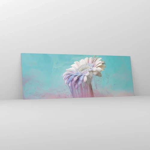 Billede på glas - Blomster efter døden - 140x50 cm