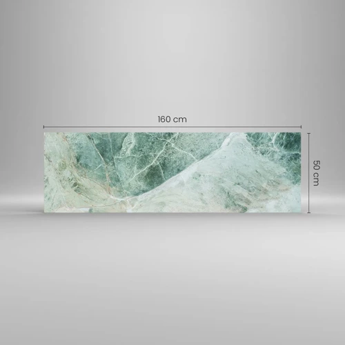 Billede på glas - Den ædle kølighed af sten - 160x50 cm