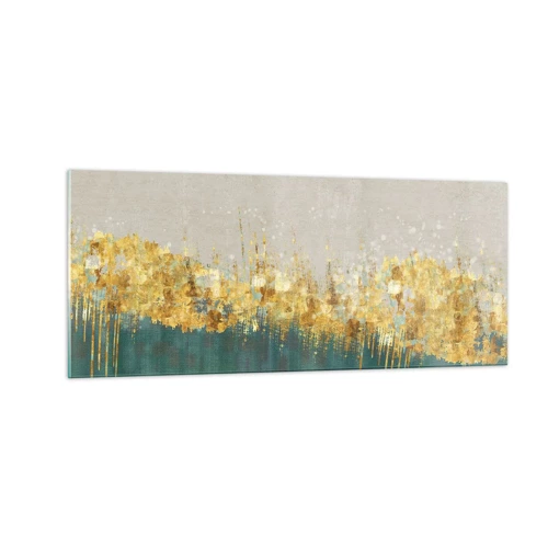 Billede på glas - Den gyldne grænse - 100x40 cm