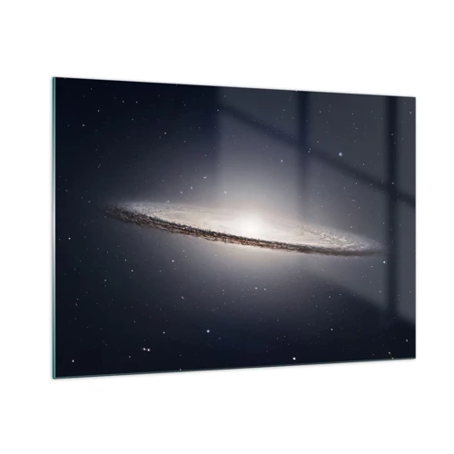 Billede på glas - Der var engang i en galakse langt, langt borte.... - 100x70 cm