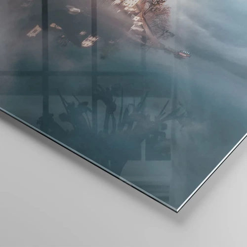 Billede på glas - Drømmeøen - 70x50 cm
