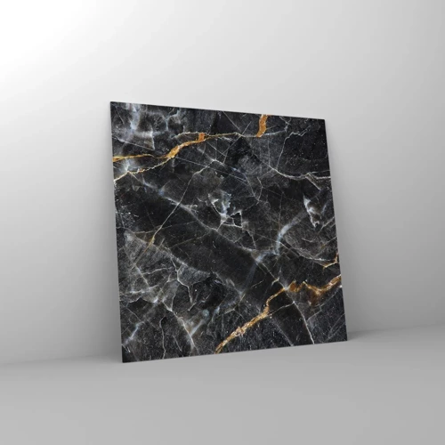 Billede på glas - En stens indre liv - 70x70 cm