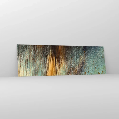 Billede på glas - En utilsigtet farverig komposition - 160x50 cm