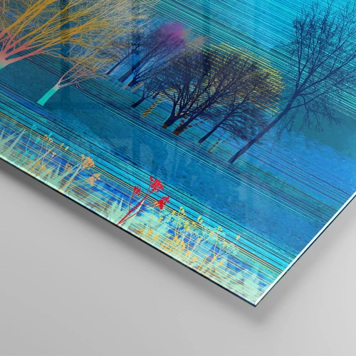 Billede på glas - Et vidtstrakt landskab - 40x40 cm