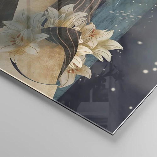 Billede på glas - Eventyret om prinsessen med liljerne - 120x50 cm