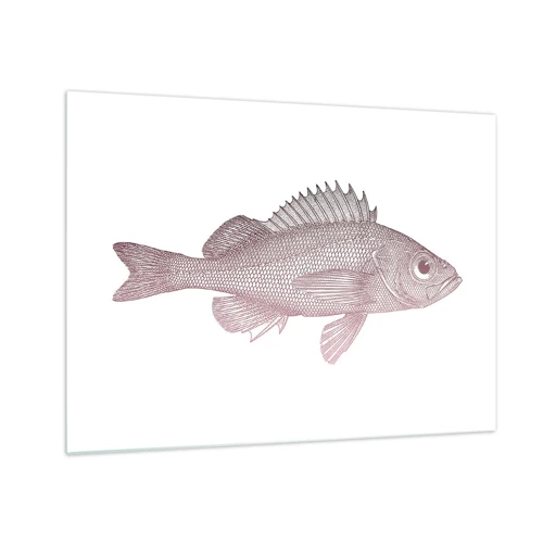 Billede på glas - Fisk med store øjne - 70x50 cm