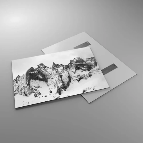 Billede på glas - Granit truende højderyg - 100x70 cm