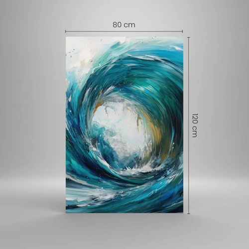 Billede på glas - Havets portal - 80x120 cm
