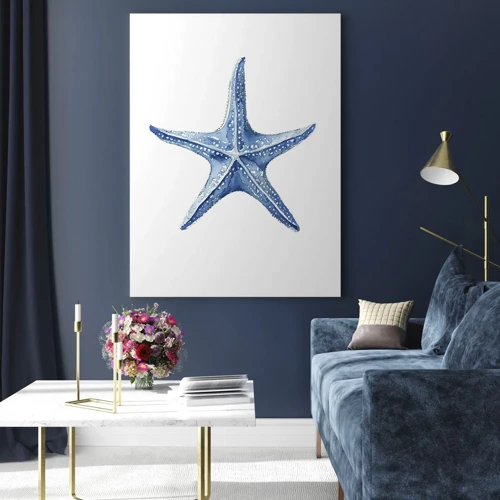 Billede på glas - Havets stjerne - 70x100 cm