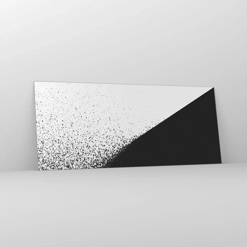 Billede på glas - Hurtigere og hurtigere, mere og mere - 120x50 cm