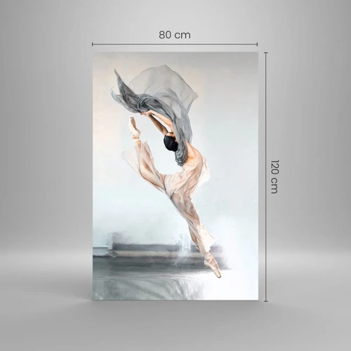 Billede på glas - I dansende henrykkelse - 80x120 cm