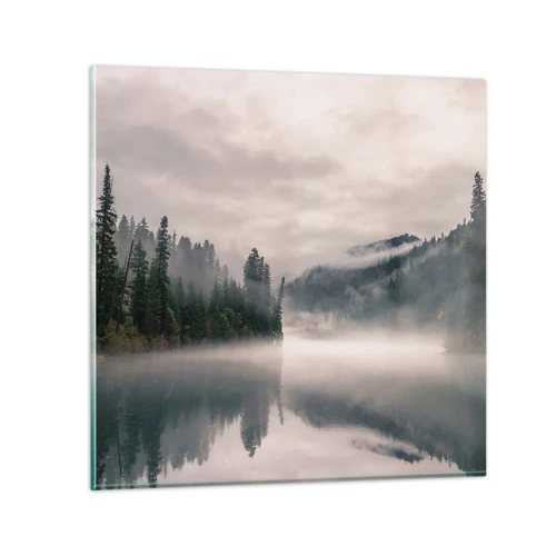 Billede på glas - I drømmen, i tågen - 30x30 cm