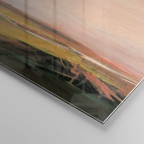 Billede på glas - I lyserøde toner - 50x70 cm