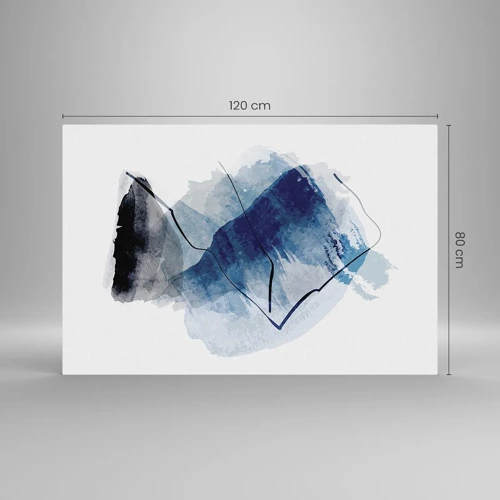 Billede på glas - Isbjerg - 120x80 cm