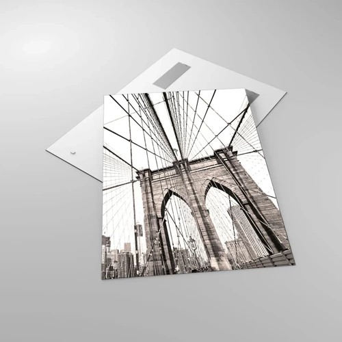 Billede på glas - Katedralen i New York - 70x100 cm