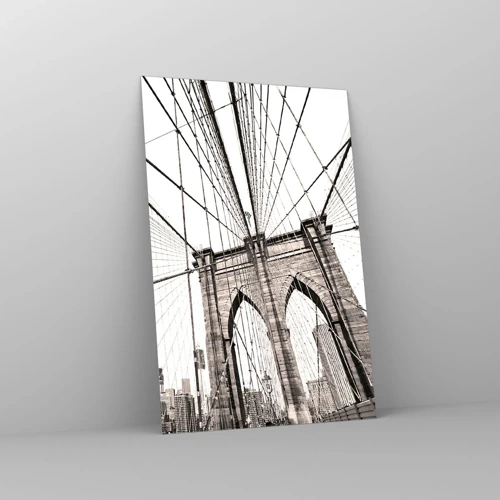 Billede på glas - Katedralen i New York - 80x120 cm