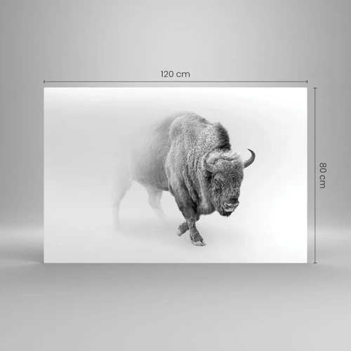 Billede på glas - Kongen af prærien - 120x80 cm