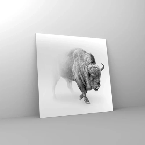 Billede på glas - Kongen af prærien - 50x50 cm