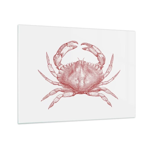 Billede på glas - Krabbe over krabber - 70x50 cm