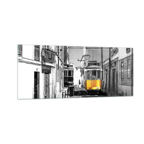 Billede på glas - Lissabons ånd - 100x40 cm