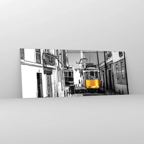 Billede på glas - Lissabons ånd - 100x40 cm