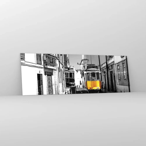 Billede på glas - Lissabons ånd - 90x30 cm