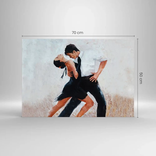 Billede på glas - Mine drømmes tango - 70x50 cm
