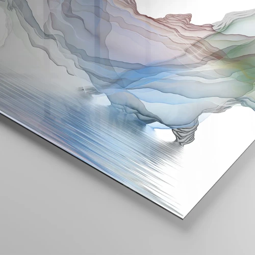 Billede på glas - Mod krystalbjergene - 100x70 cm
